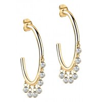 Orecchini Morellato Donna Cerchi in Acciaio Zircone SAKM55